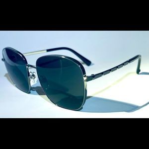 Valentino -Sexy & Edgy-Rock Stud Women’s Sunglasses-Ruthenium & Black-VA2046